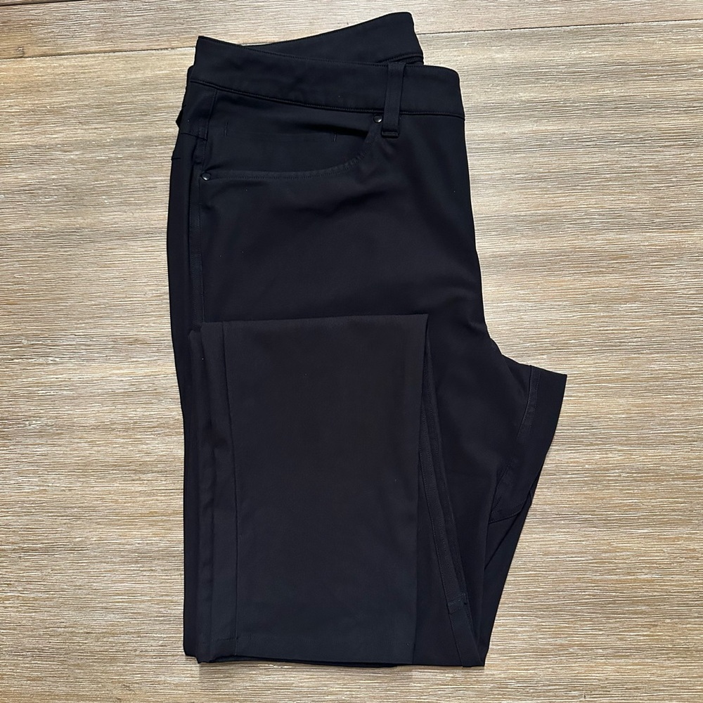 lululemon athletica Men's Black Stretch Chinos